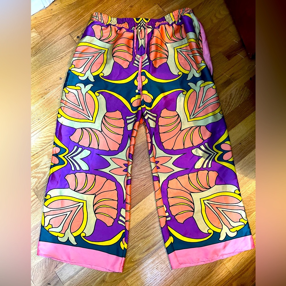 Zara printed pants